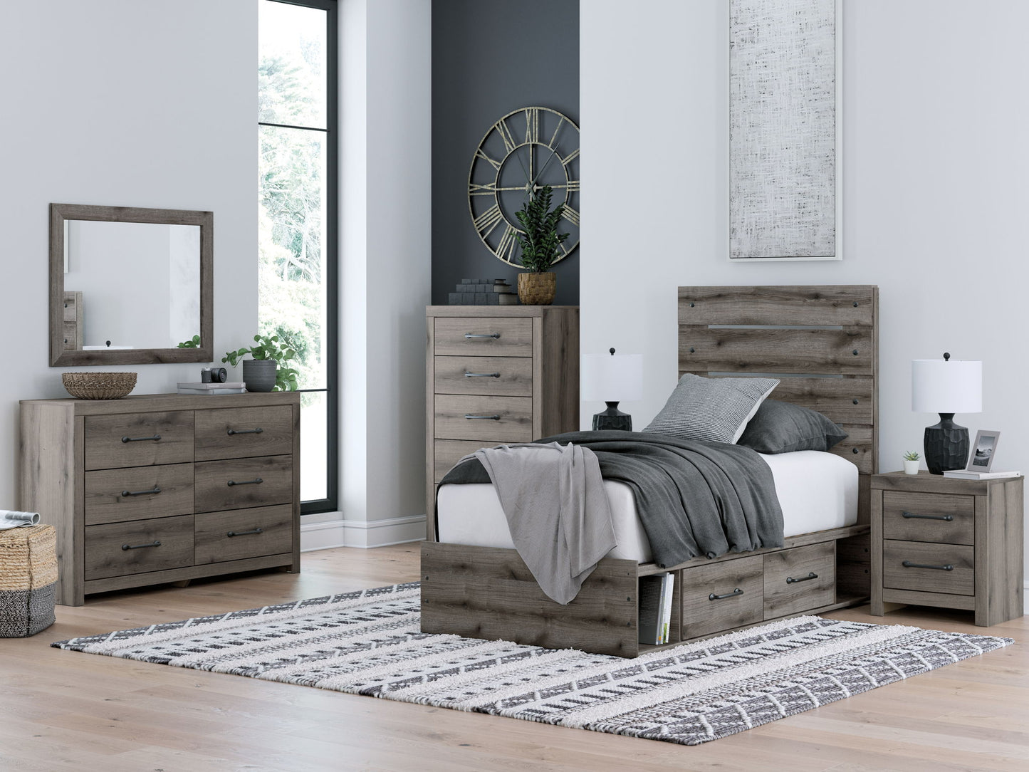 Urbanoore - Panel Storage Bedroom Set