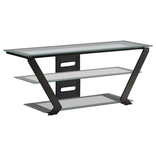 Donlyn - 2-tier TV Console - Black