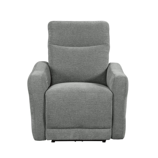 Edition - Power Lay Flat Reclining Chair With Power Headrest And USB Port - Dove Gray