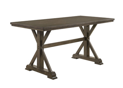 Lloyd - Rectangular Counter Height Table - Brown
