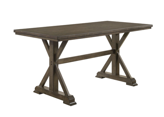 Lloyd - Rectangular Counter Height Table - Brown
