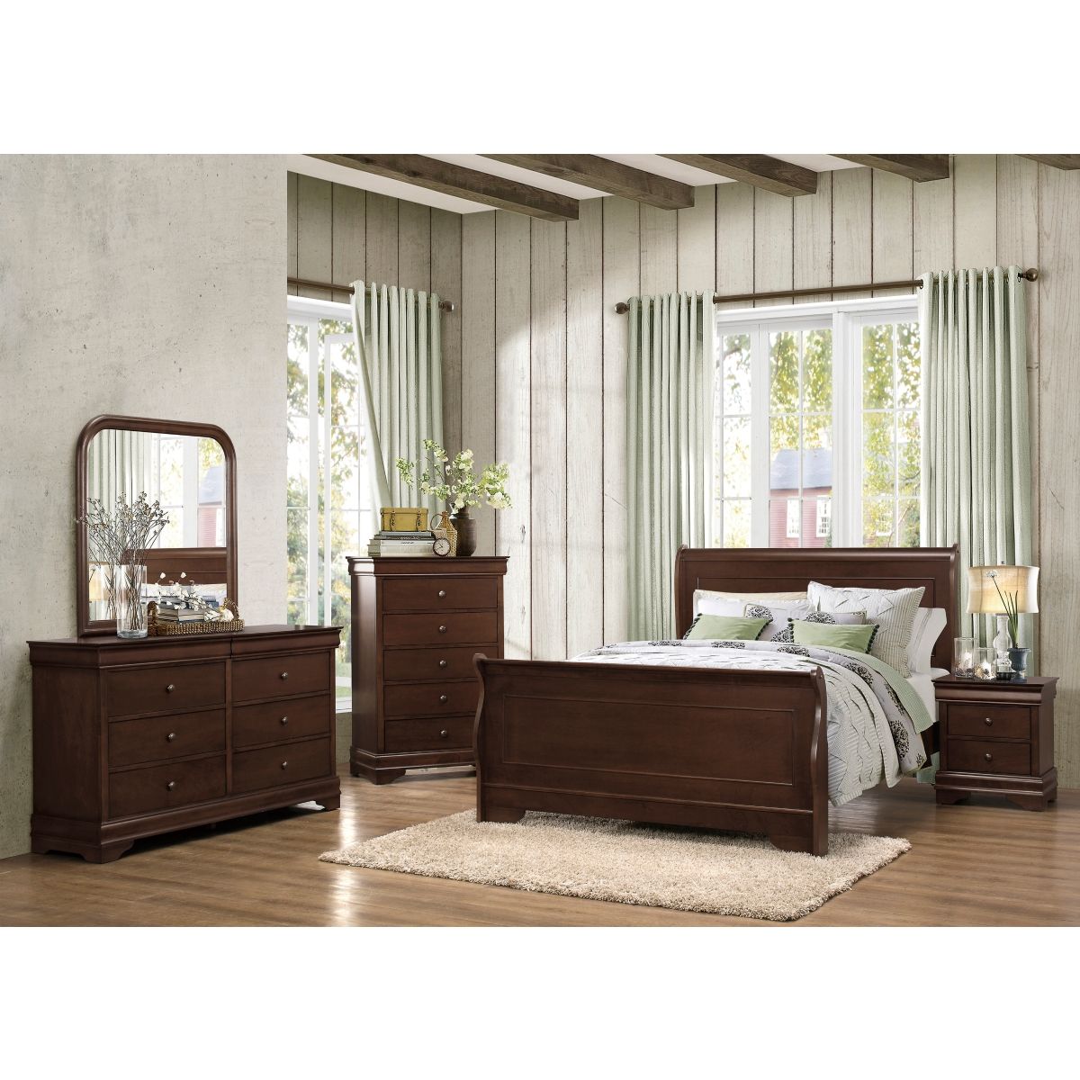 Abbeville - Mirror - Cherry