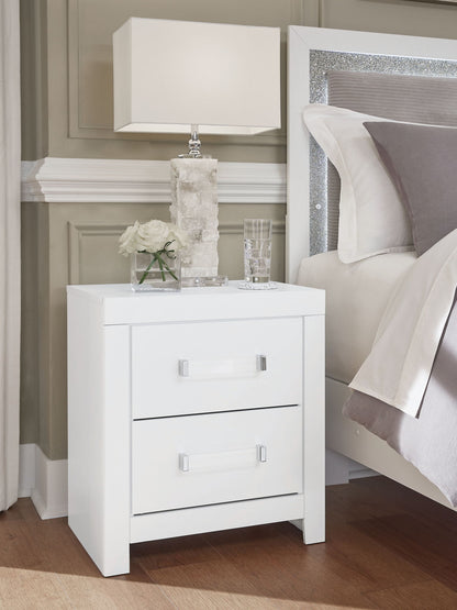 Raechalla - Two Drawer Night Stand