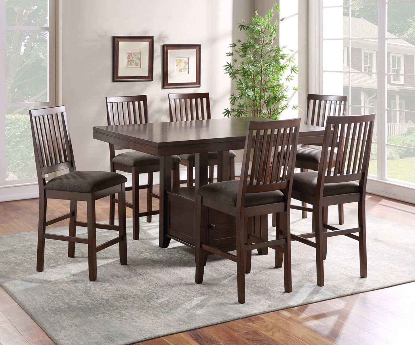 Yorktown - Counter Storage Dining Set