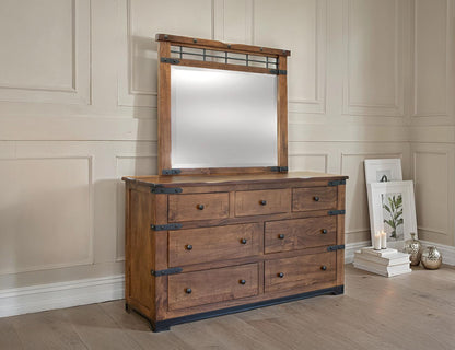 Parota - Mirror - Cinnamon Brown