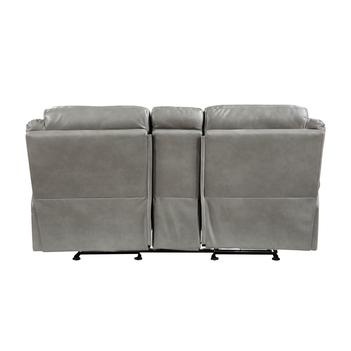 Aram - Double Glider Reclining Loveseat With Center Console, Receptacles And USB Ports