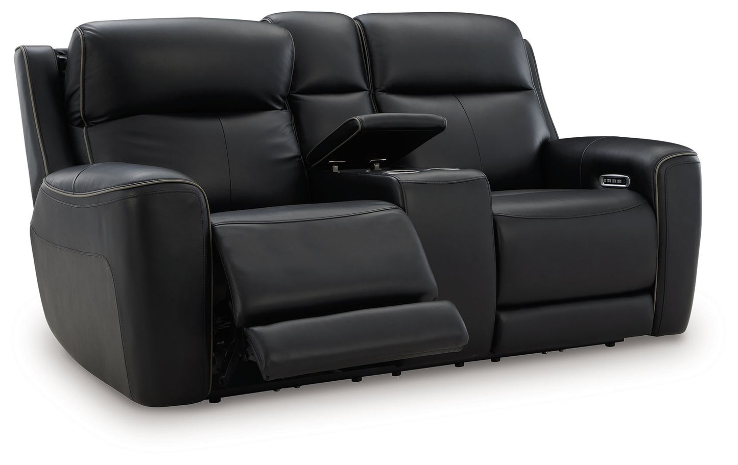 5Z-Relaxation - Power Reclining Loveseat with Console / Adj Headrest