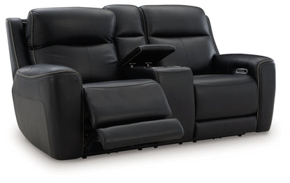 5Z-Relaxation - Power Reclining Loveseat with Console / Adj Headrest