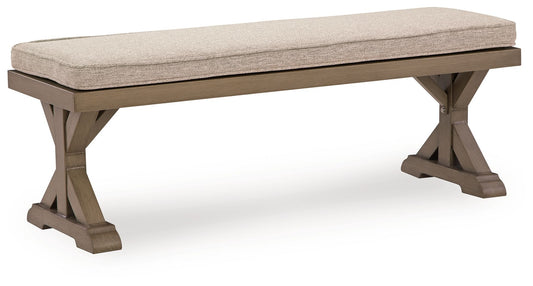 Revare Beach - Bench With Cushion - Beige