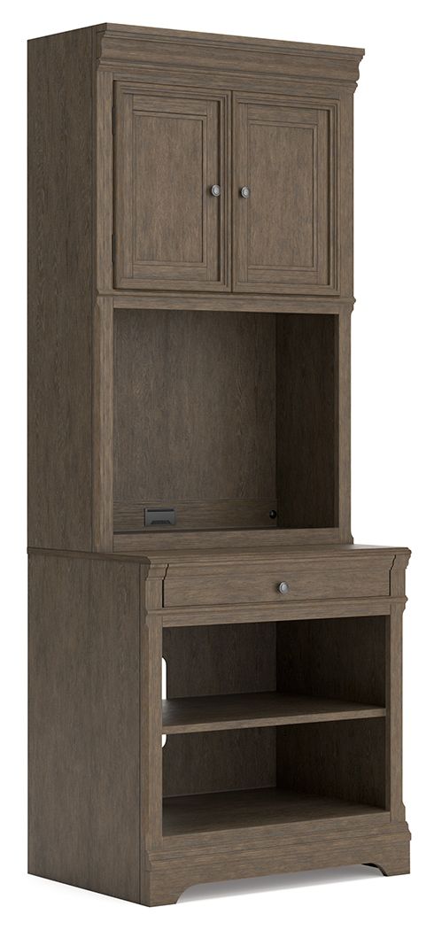 Janismore - Bookcase - Weathered Gray