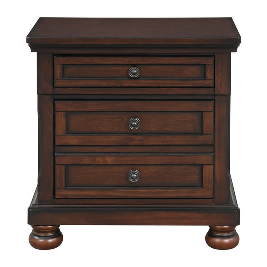 Cumberland - Nightstand, Hidden Drawer - Brown