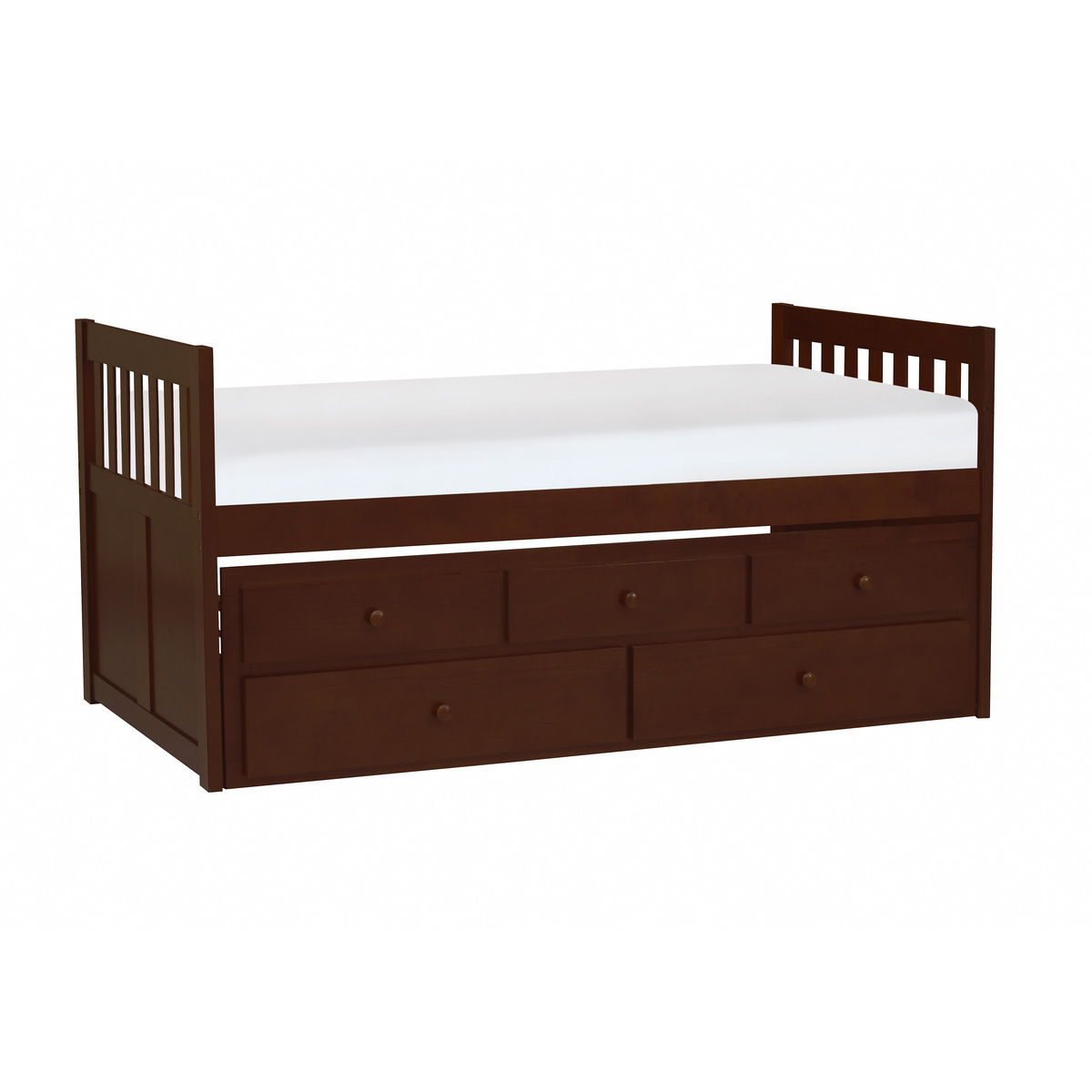 Rowe - Twin/Twin Trundle Bed - Cherry