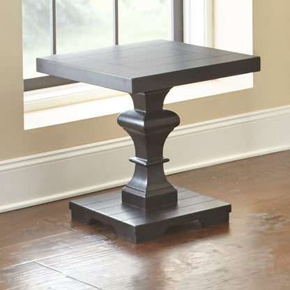 Dory - Square End Table - Ebony