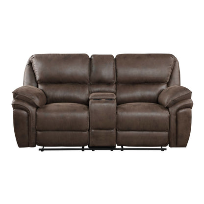 Proctor - Double Reclining Loveseat With Center Console