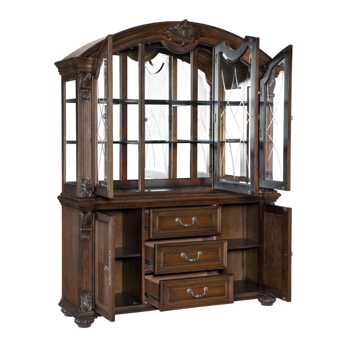 Bergen - Buffet & Hutch - Oak