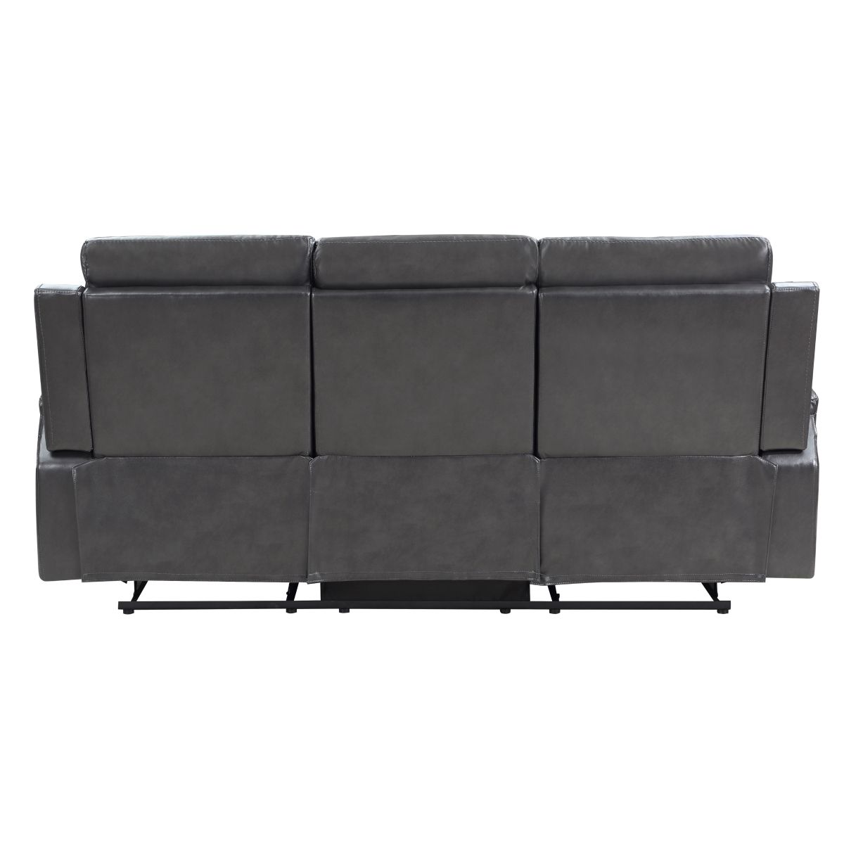 Broomfield - Double Reclining Sofa - Dark Gray