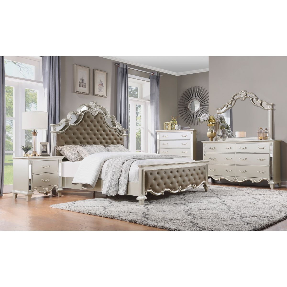Ever - Dresser - Metallic / Champagne