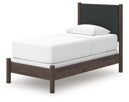 Cadmori - Upholstered Panel Bed