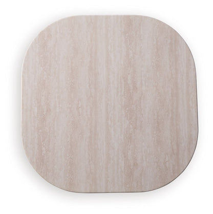 Angel Island - Square End Table - Beige / Brown