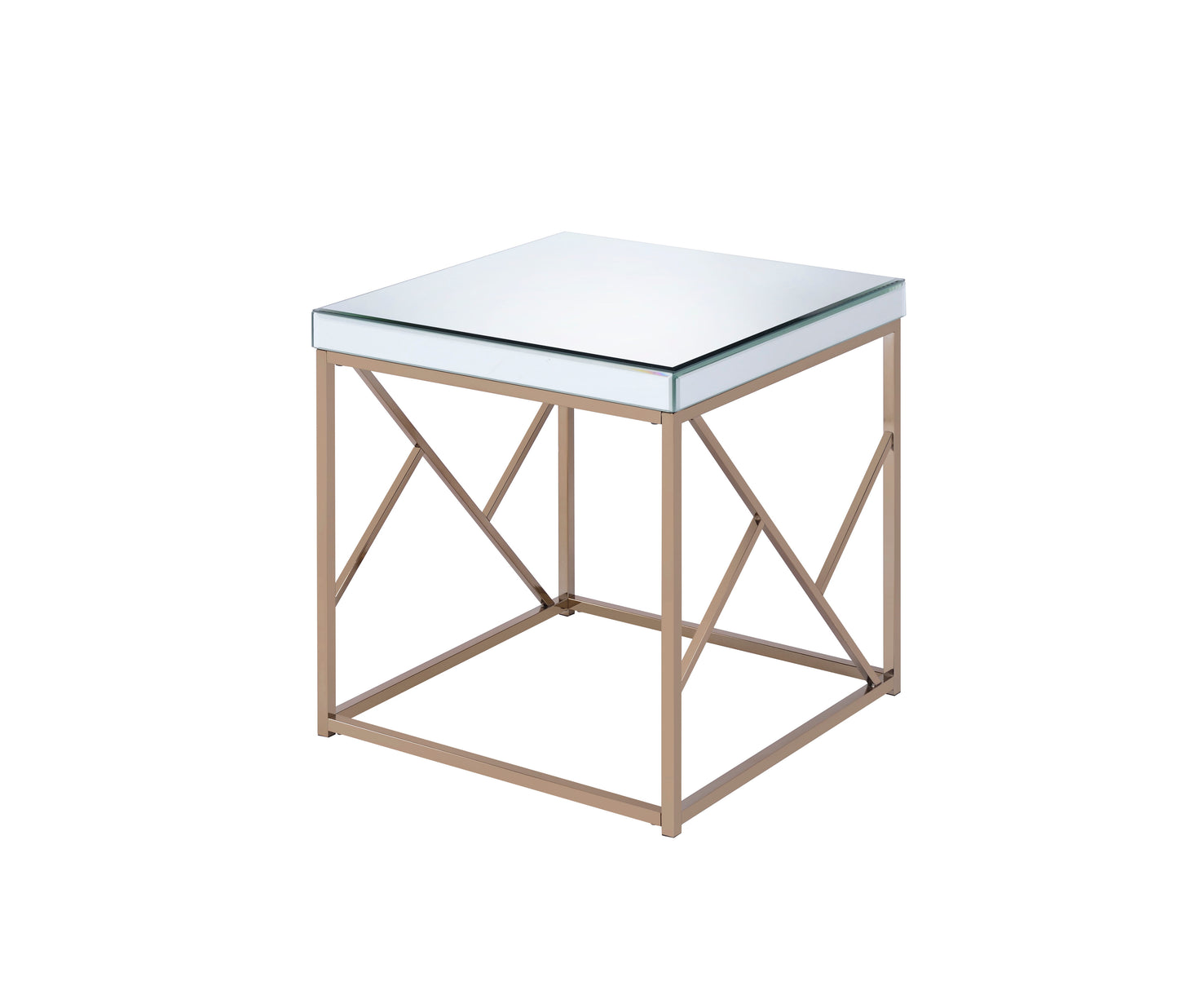 Evelyn - End Table - White