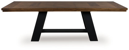 Chadworth - Dining Extension Table - Brown / Black