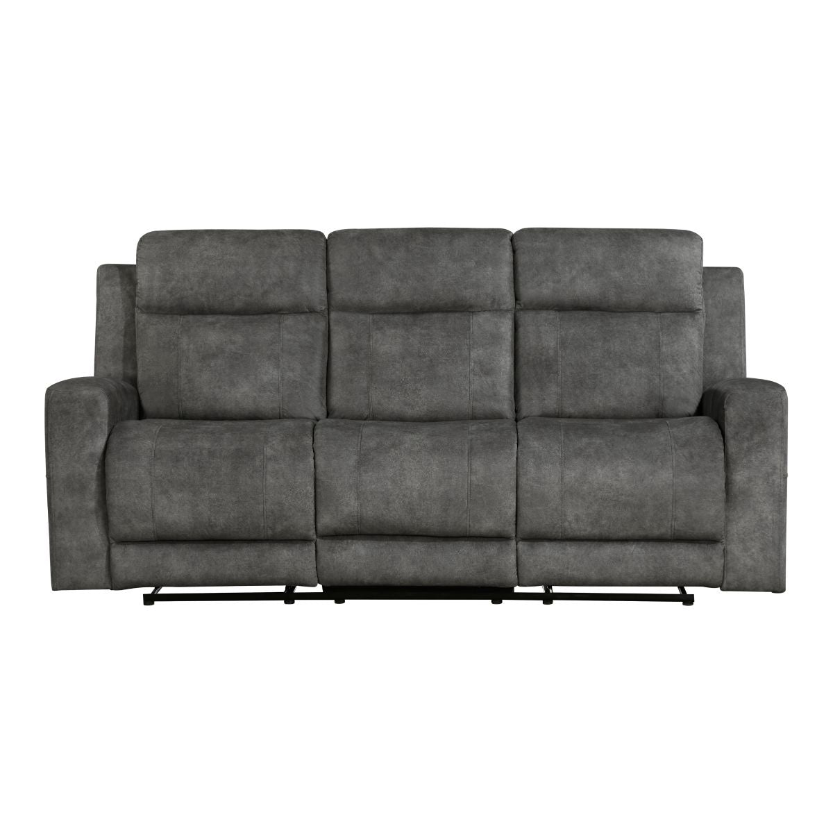Muncie - Double Reclining Sofa - Brownish Gray