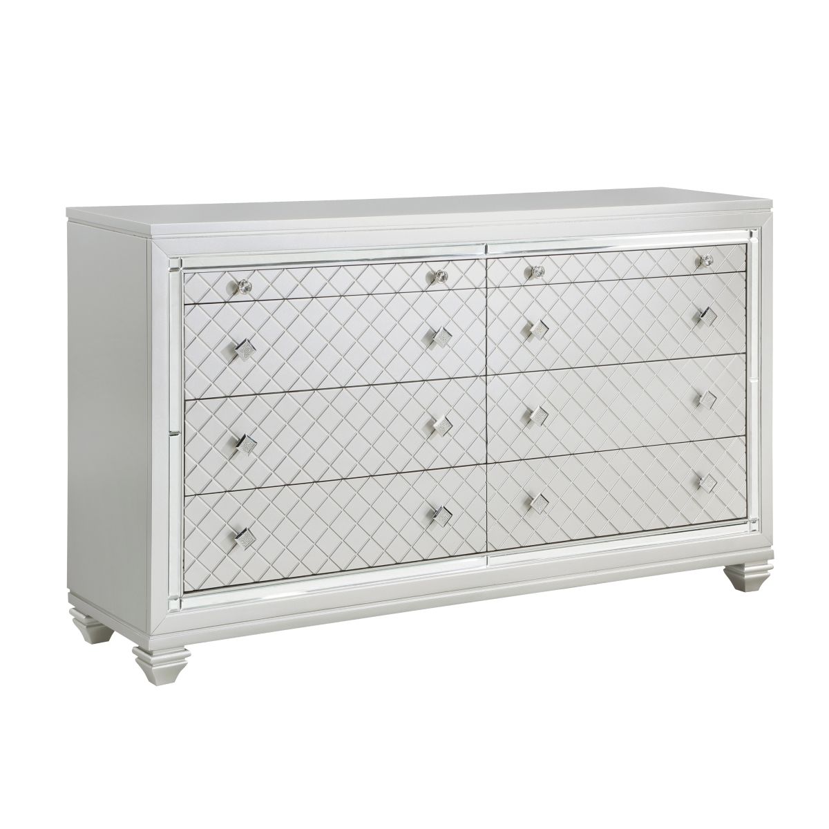 Leesa - Dresser - Silver