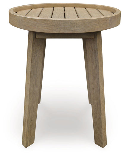 Bradstreet Bay - Round End Table - Beige