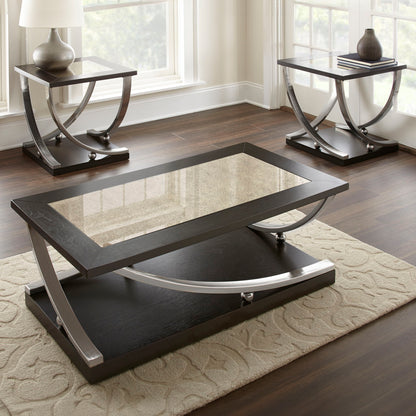 Ramsey - 3 Piece Table Set - Brown