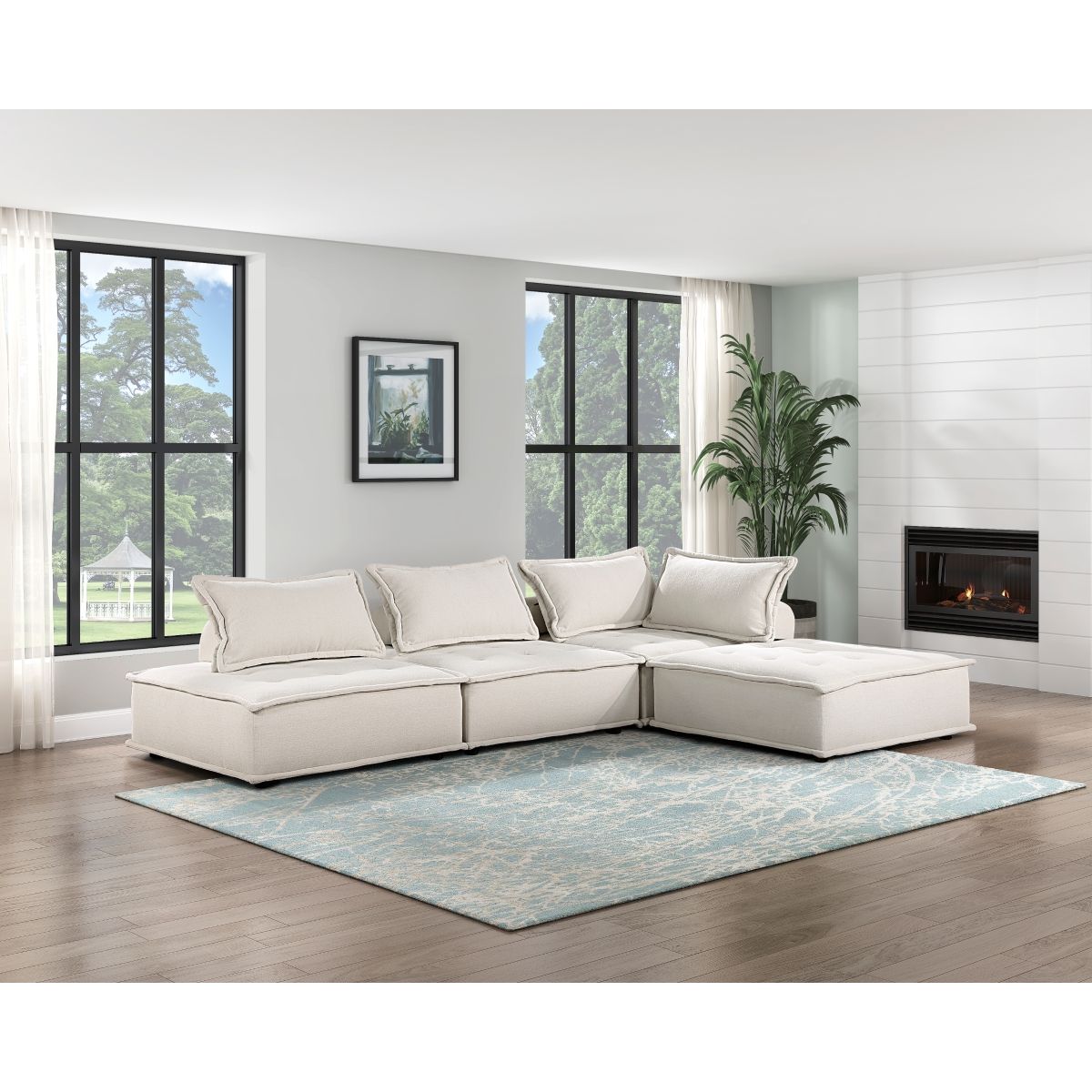 Inman - Modular Accent Chair - Beige