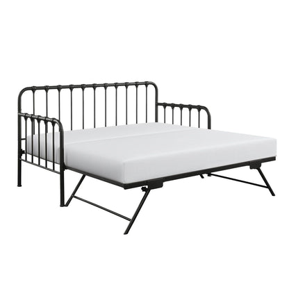Constance - Daybed With Lift-Up Trundle - Black