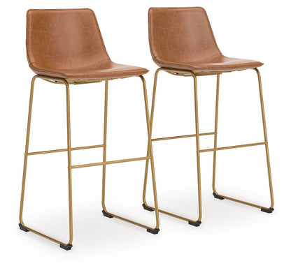 Crandox - Tall Upholstered Barstool (Set of 2)