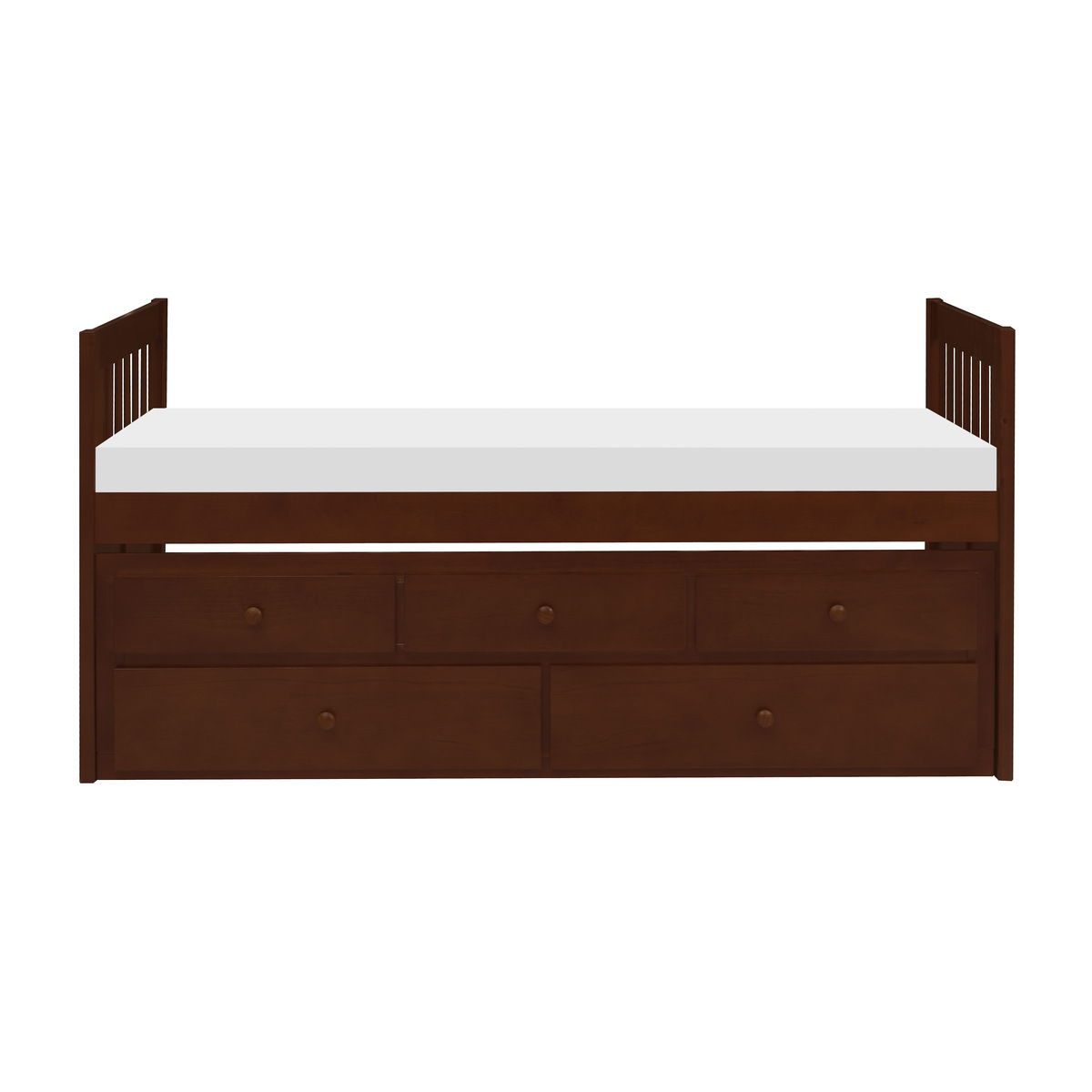 Rowe - Twin/Twin Trundle Bed - Cherry