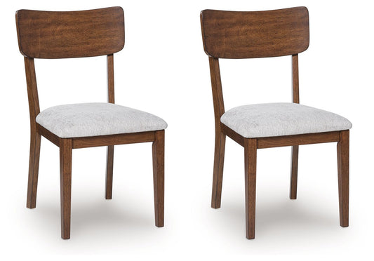 Lyncott - Dining Upholstered Side Chair (Set of 2) - Brown