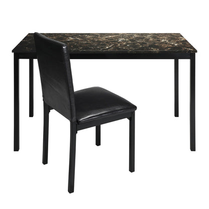 Tempe - Writing Desk And Chair - Brown