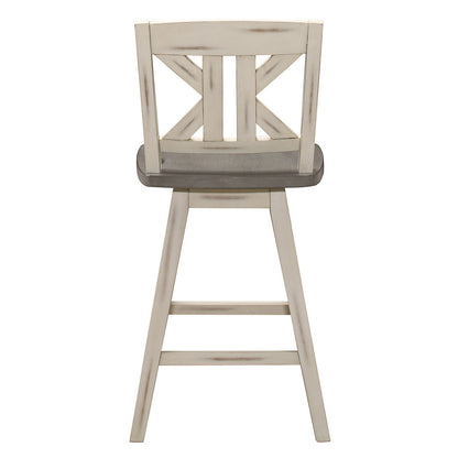 Amsonia - Swivel X-Back Counter Height Chair (Set of 2)