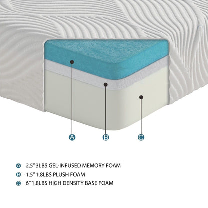 Altair - 10" Gel Infused Memory Foam Mattress