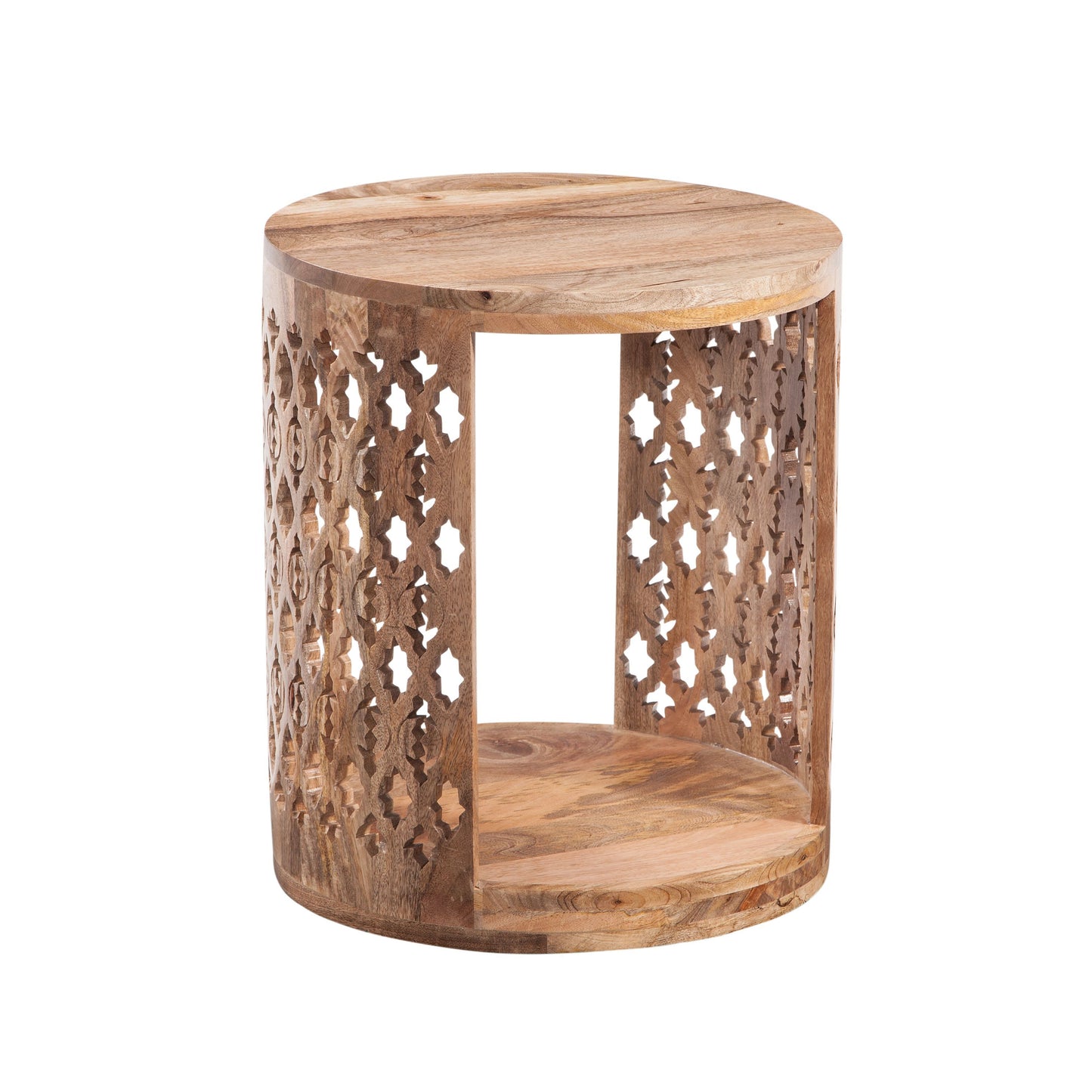 Brinley - Round End Table - Light Brown