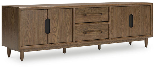 Roanhowe - Extra Large TV Stand - Brown