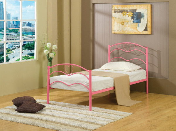 Love - Twin Bed - Pink