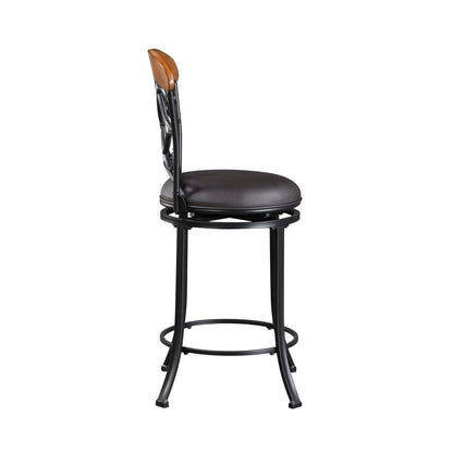 Benson - Swivel Counter Height Chair - Brown
