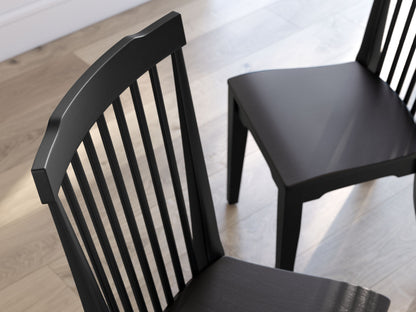 Plazaton - Dining Room Side Chair (Set of 2) - Black