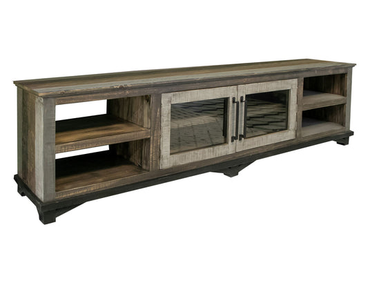 Loft Brown - TV Stand - Two Tone Gray / Brown