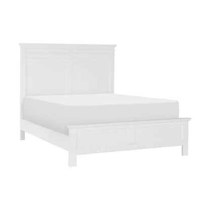 Blaire Farm - 4 Piece Set (Queen Bed, Nightstand, Dresser, Mirror) - White