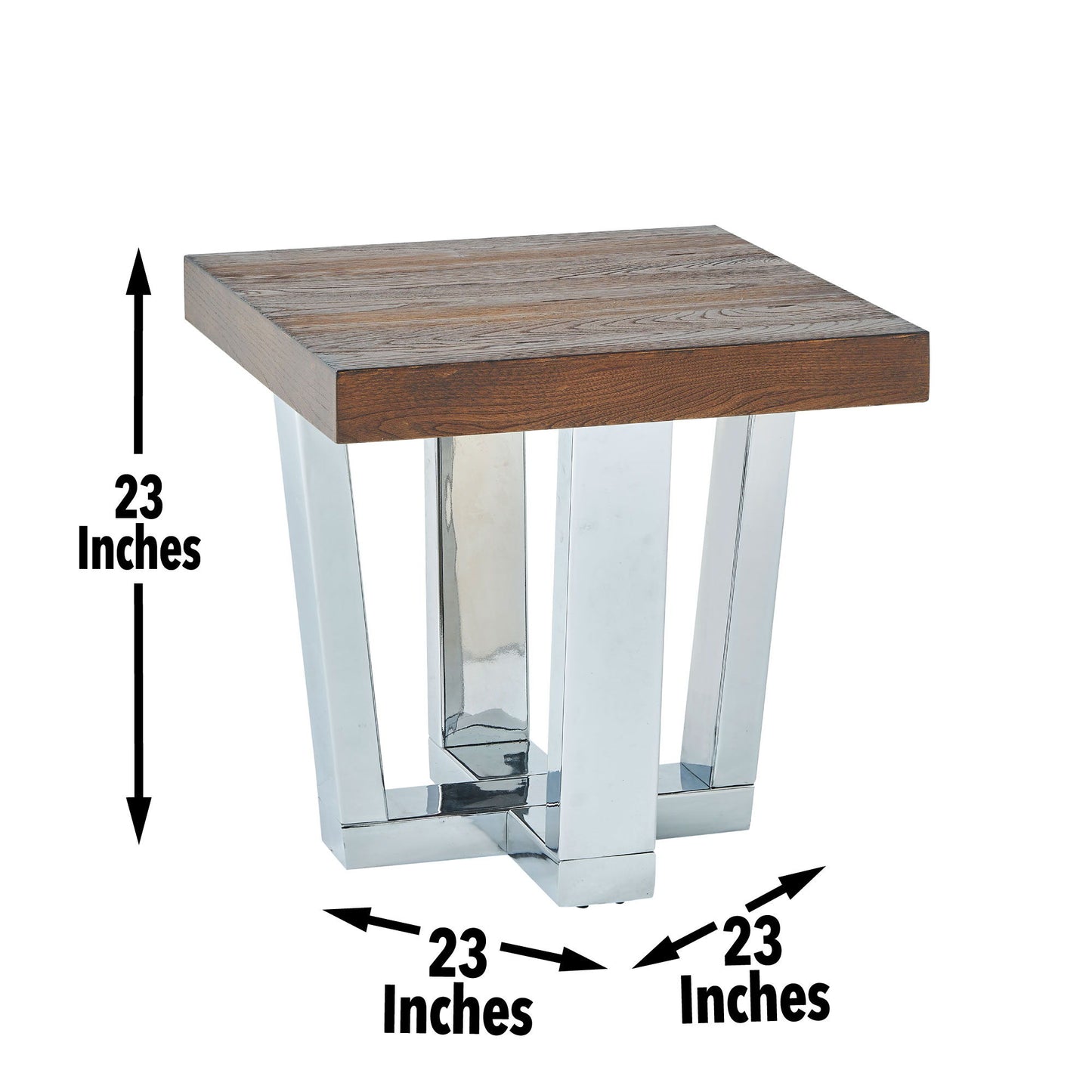 Laredo - Side Table - Brown