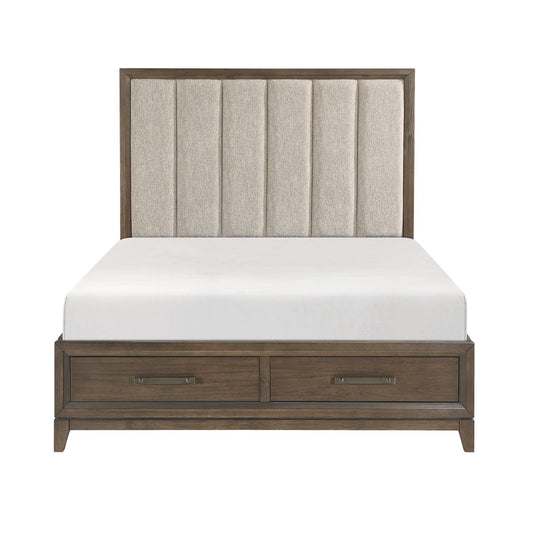 Cambridge - Platform Bed With Footboard Storage
