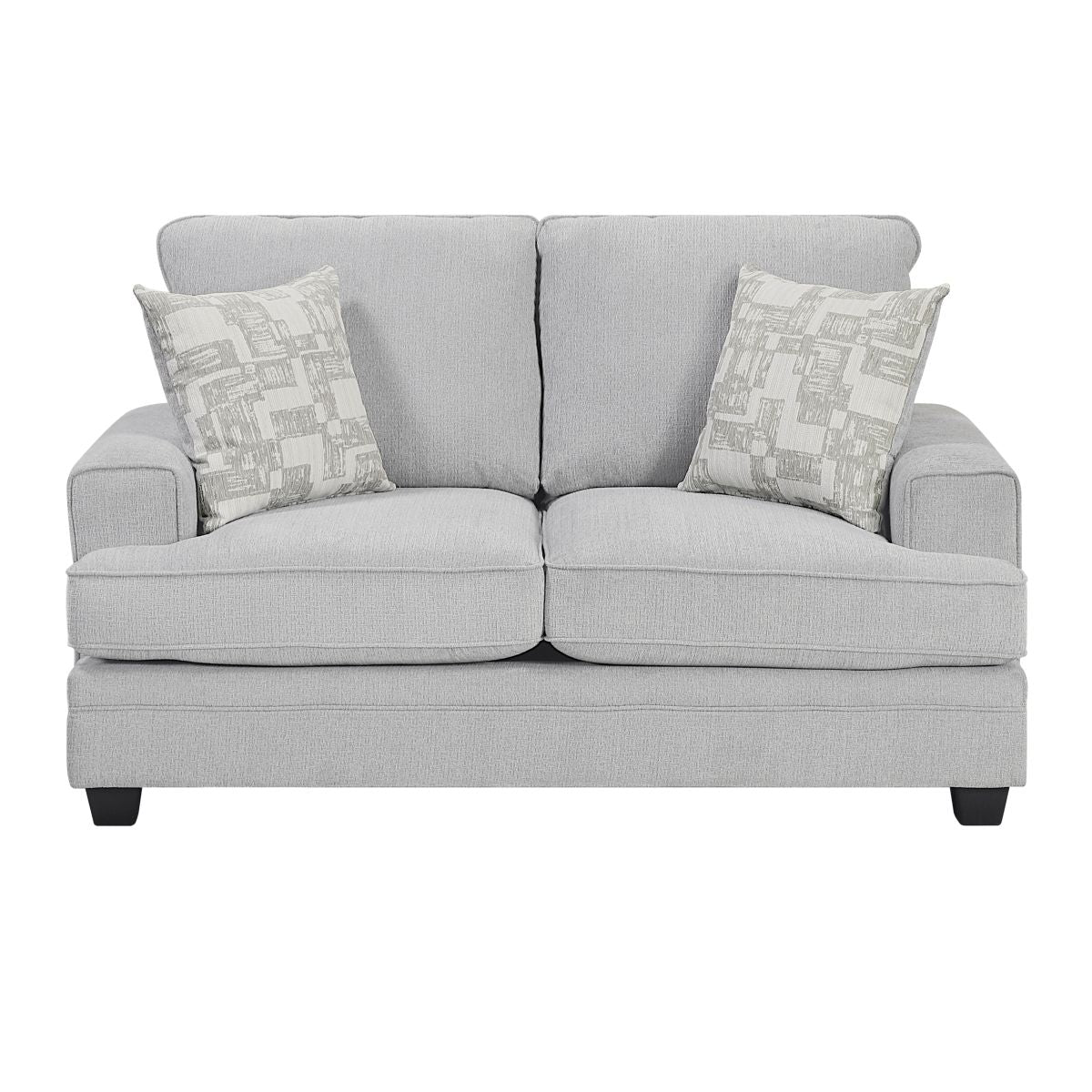 9747 - Loveseat - Pearl Silver