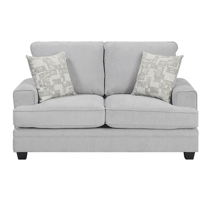 9747 - Loveseat - Pearl Silver