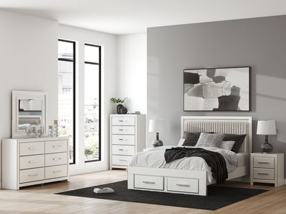 Birmonton - Upholstered Panel Platform Storage Bedroom Set