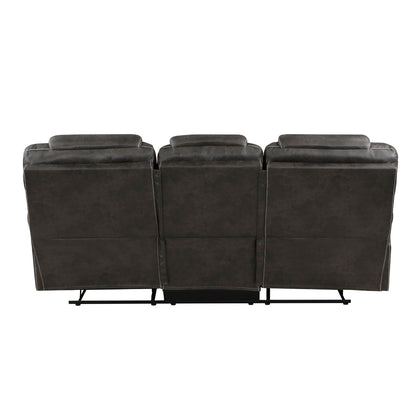 Gainesville - Double Reclining Sofa - Chocolate